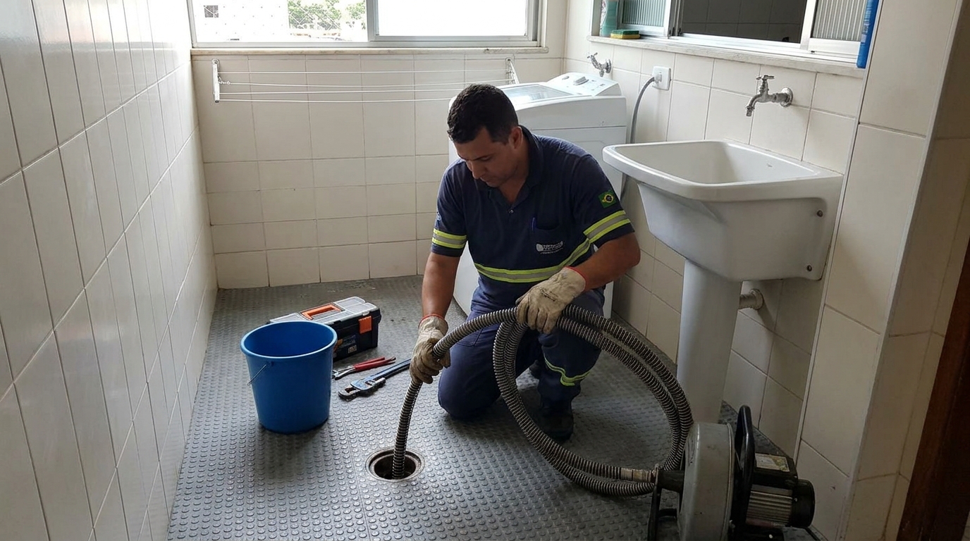 Desobstrução na Cozinha em Aparecida de Aparecida de Aparecida de Goiânia‑GO